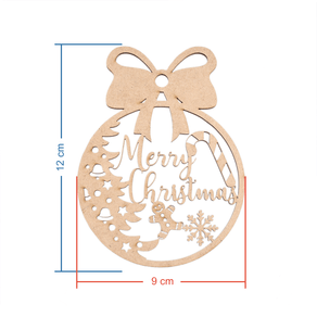 aplique guirlanda com laco merry christmas medidas